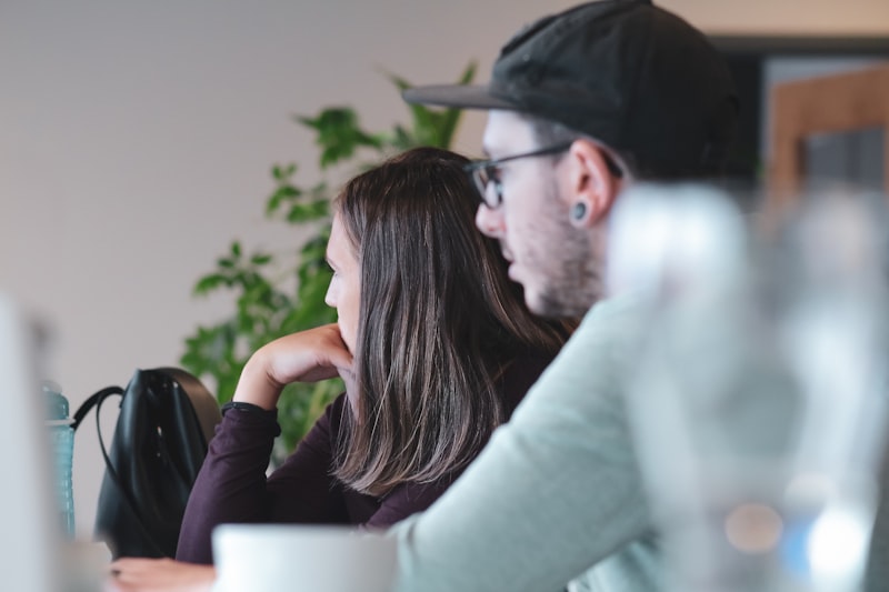 Team reviewing code together on a shared monitor