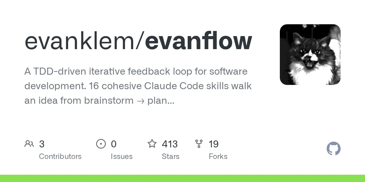 EvanFlow: TDD Feedback Loop for Claude Code